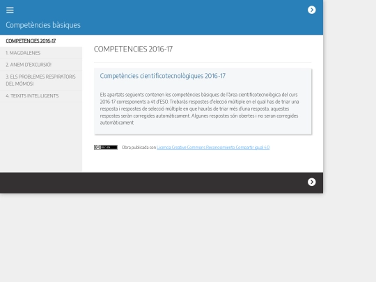 competencies screenshot