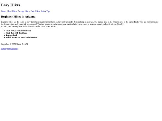 easyhikes screenshot