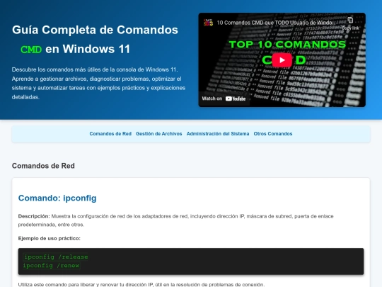 comandos-cmd screenshot