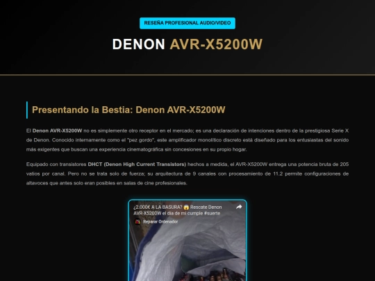 denon-x5200w screenshot
