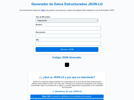 generador-json screenshot