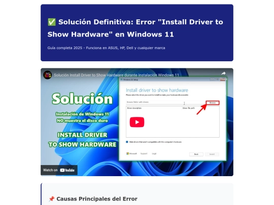 solucion-install-driver-to-show-hardware screenshot