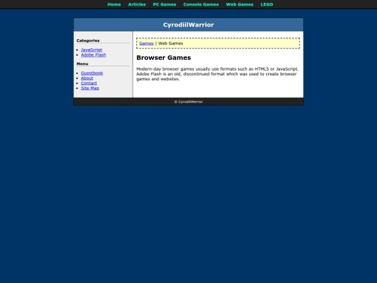 games/web screenshot