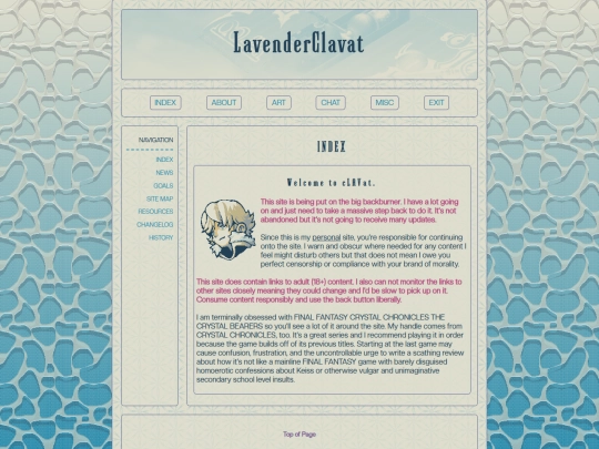 index screenshot