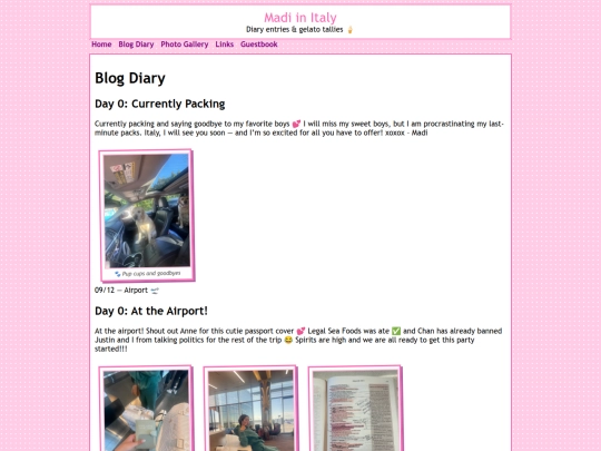 blog screenshot