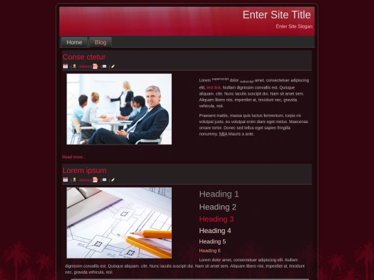 blog screenshot