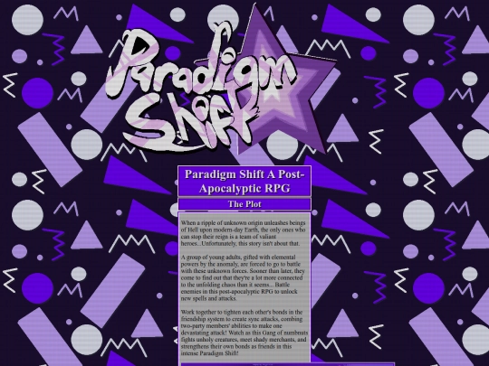 paradigm screenshot