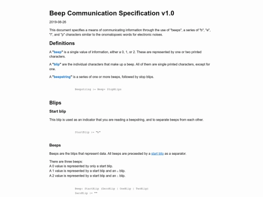beep screenshot