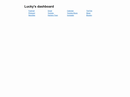 dashboard screenshot