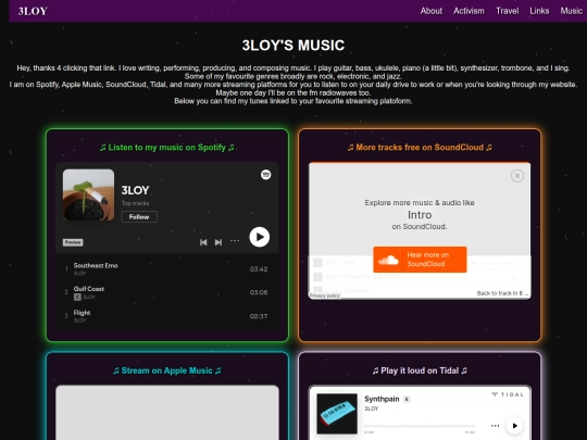 Music screenshot