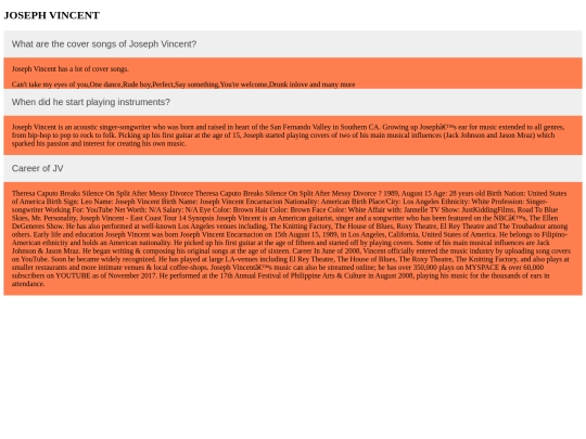 FAQs screenshot
