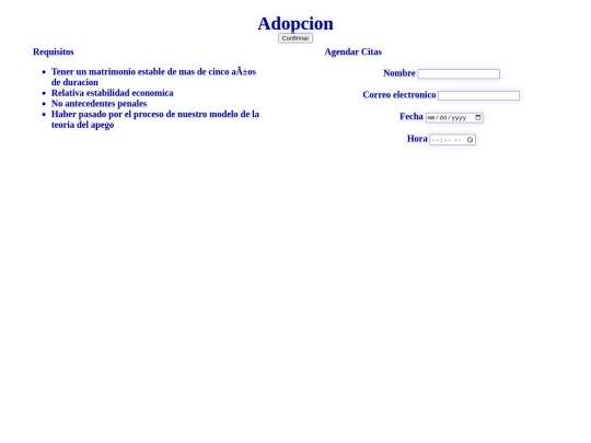 Adopcion screenshot