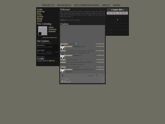 index screenshot