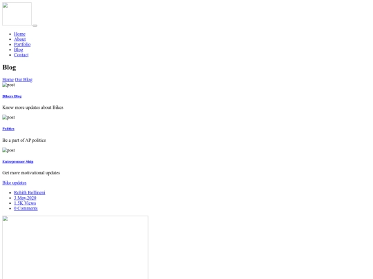 Rohith/blog screenshot