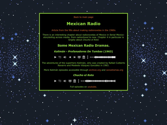 radio/mexicanradio screenshot