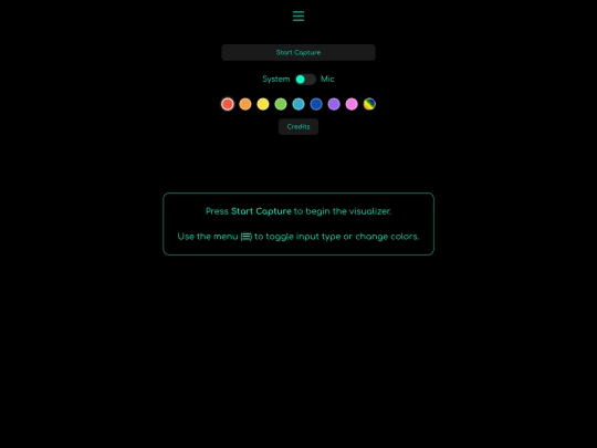 Music Visualiser screenshot