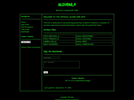 testpage screenshot