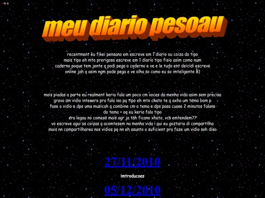 diariohomepaige screenshot
