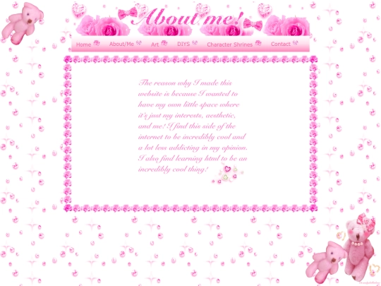 aboutmywebsite screenshot