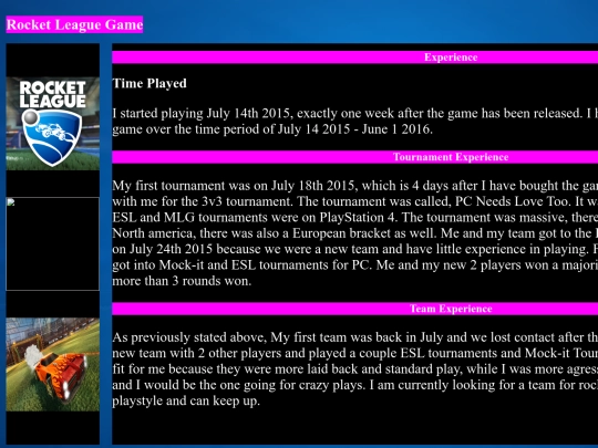 MyExperience screenshot