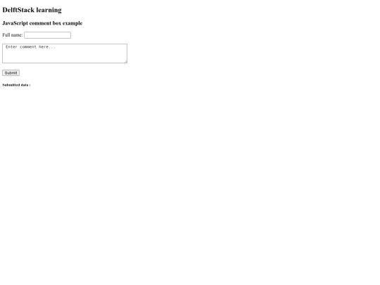 comment screenshot