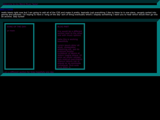 music-blog screenshot
