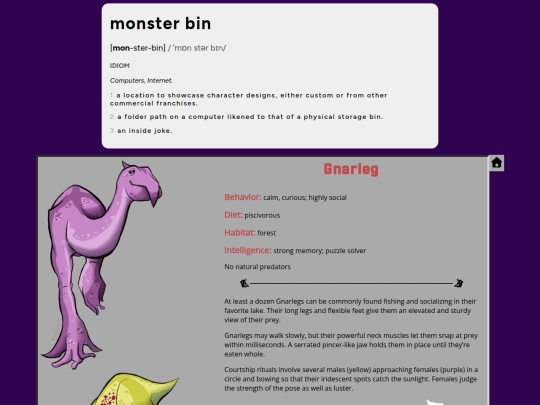 monster-bin/my-characters screenshot