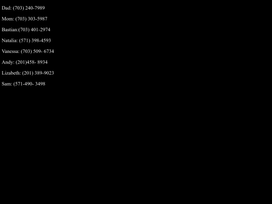 contacts screenshot
