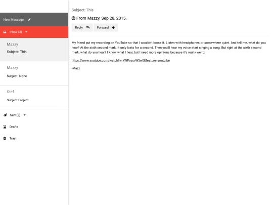 email screenshot