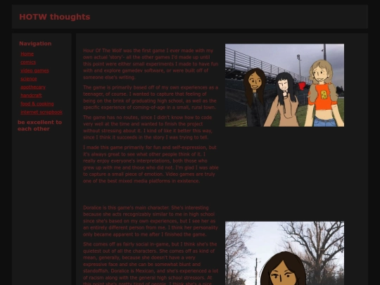 video games/hour of the wolf/thoughts screenshot