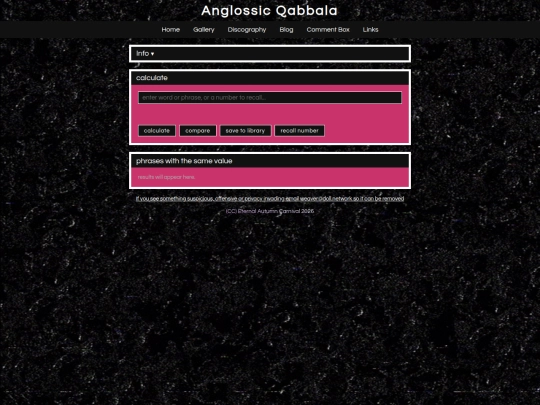 testpage screenshot