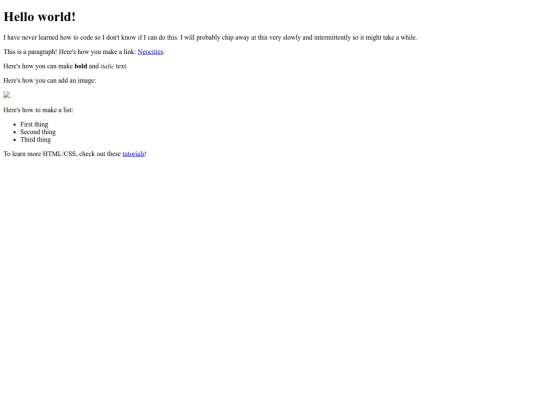 index screenshot