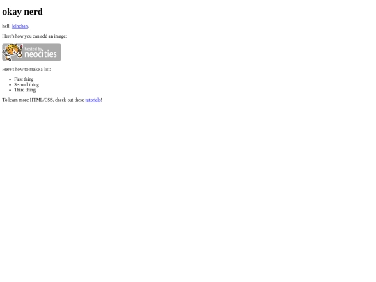 index screenshot