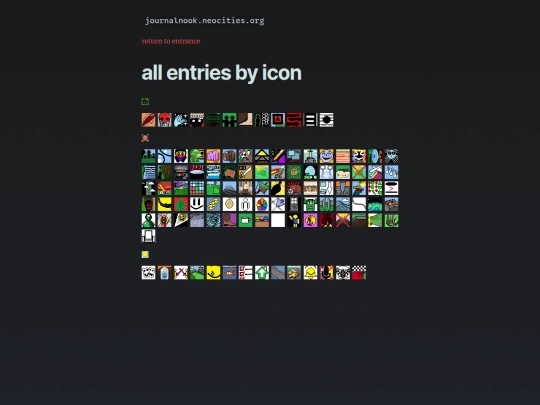allentriesbyicon screenshot