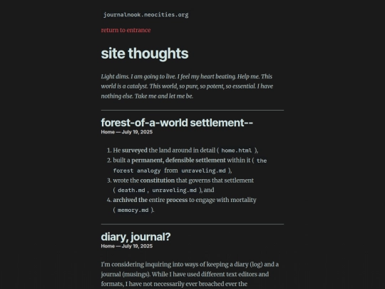 floor001/sitethoughts screenshot