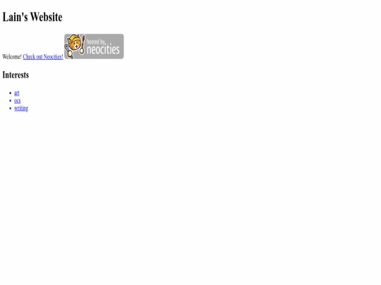 index screenshot
