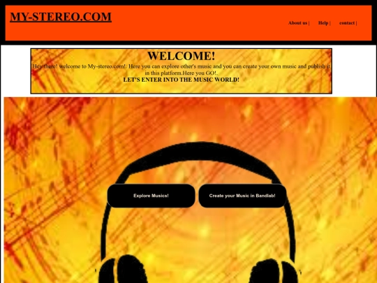music/home screenshot