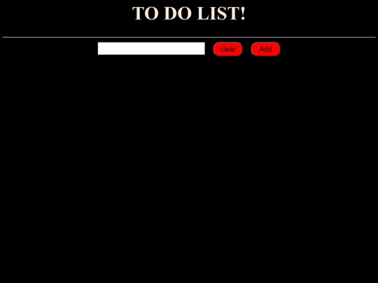 todo screenshot