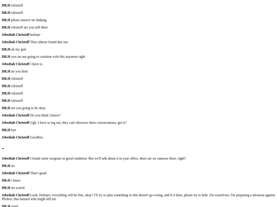 message screenshot