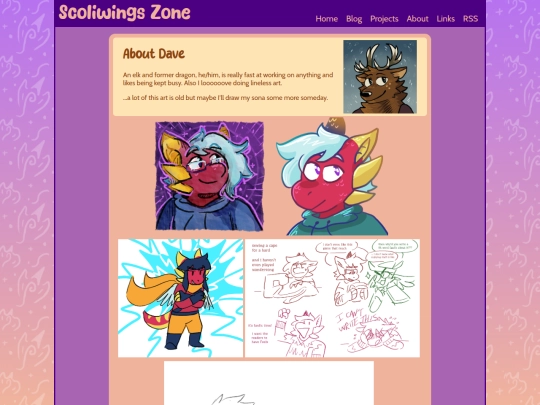 about/dave screenshot