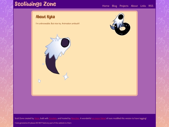 about/kyka screenshot