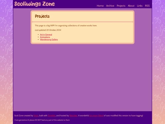 projects screenshot
