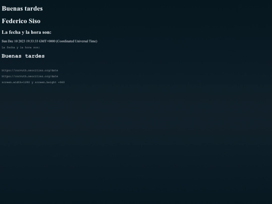 date screenshot