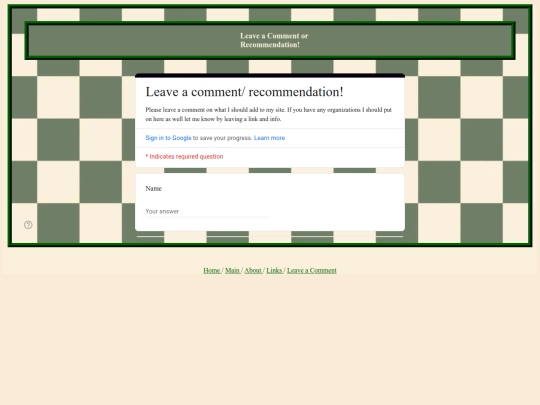 leaveacomment screenshot
