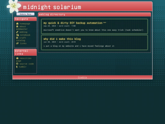weblog_directory screenshot