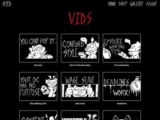videos screenshot