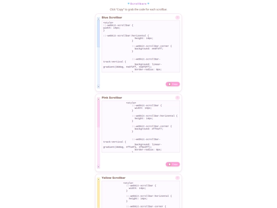 scrollbars screenshot
