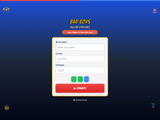 bad-boys-english-challenge screenshot
