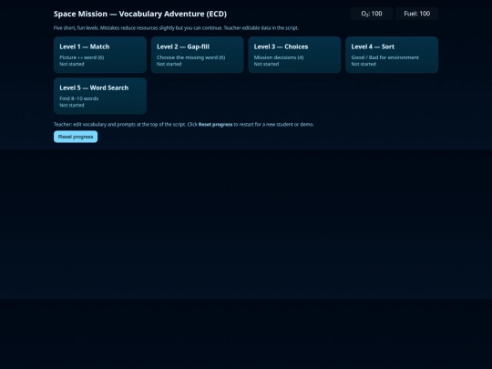 spacegame1 screenshot