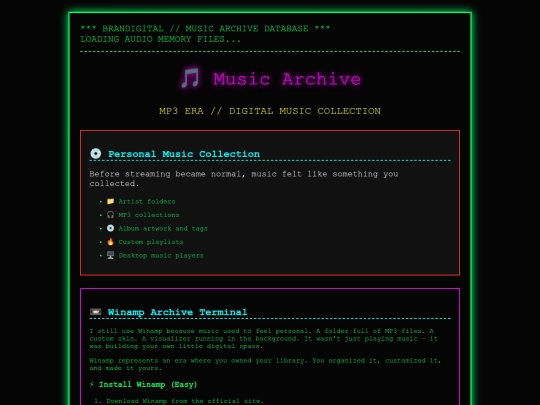 Music screenshot